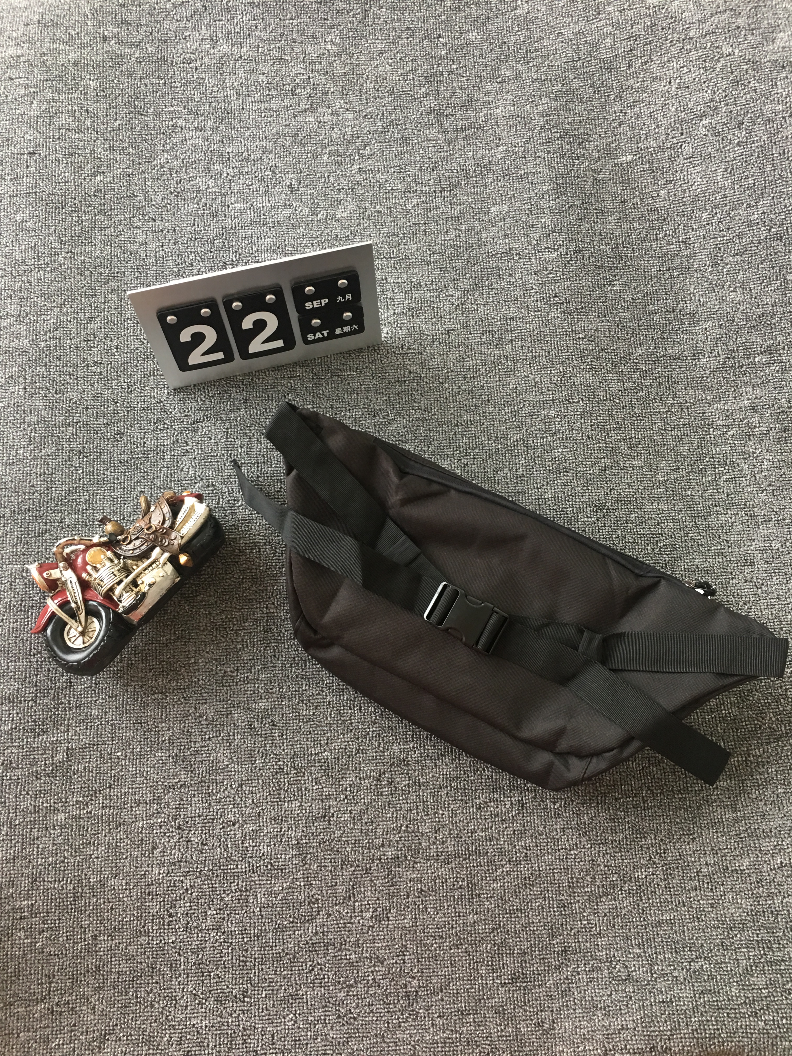 Nike Waist Bag Black Grey Logo